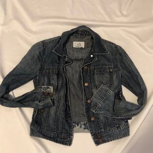 Used vintage style denim jacket